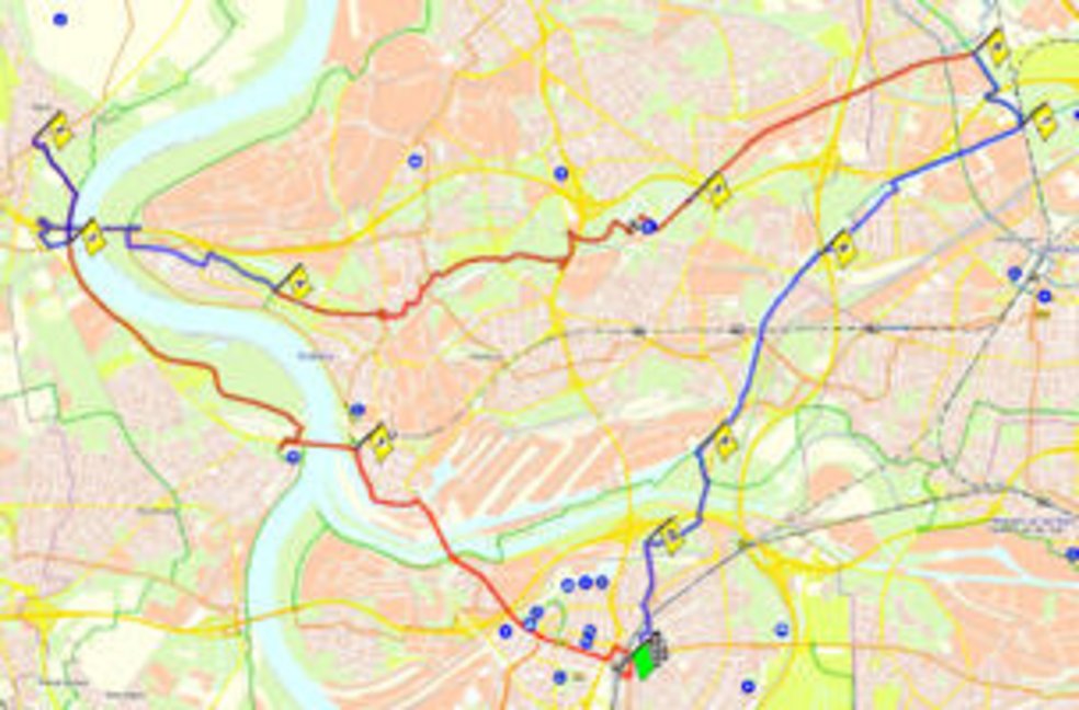 Sommerfrische 2009 Route