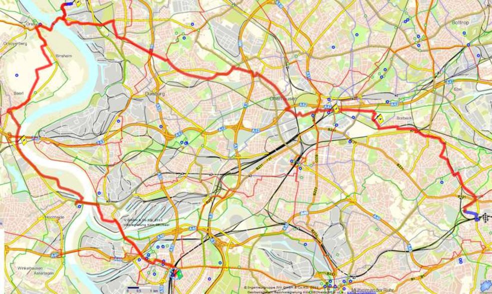 Sommerfrische 2013 Route